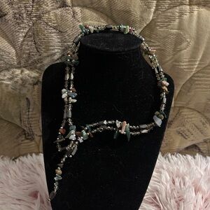 Hematite Multicolor Natural Stone Beaded Magnetic Necklace/Bracelet